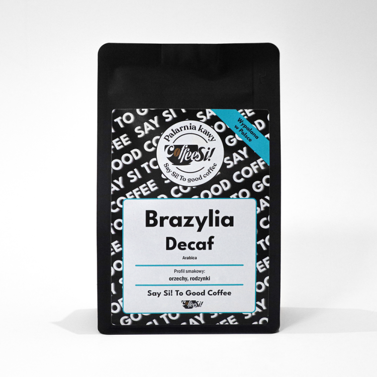 Kawa ziarnista Brazylia Decaf Bezkofeinowa 250 g