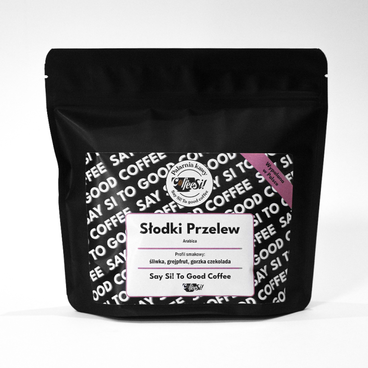 Kawa ziarnista przelewowa Słodki Przelew